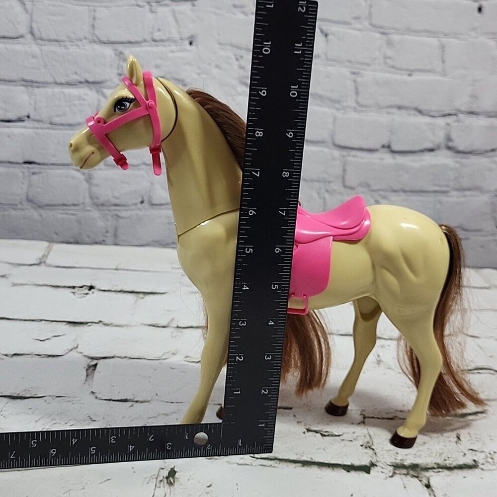Steffi Love Horse Movable Figure‎ Barbie-Scale Pony With Saddle By Simba Toys - Picture 7 of 7